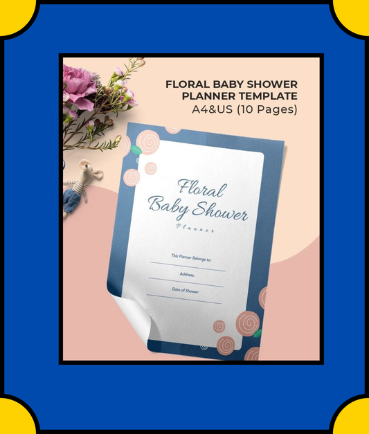 Free Floral Baby Shower Planner Template - Organize a Beautiful & Memorable Event