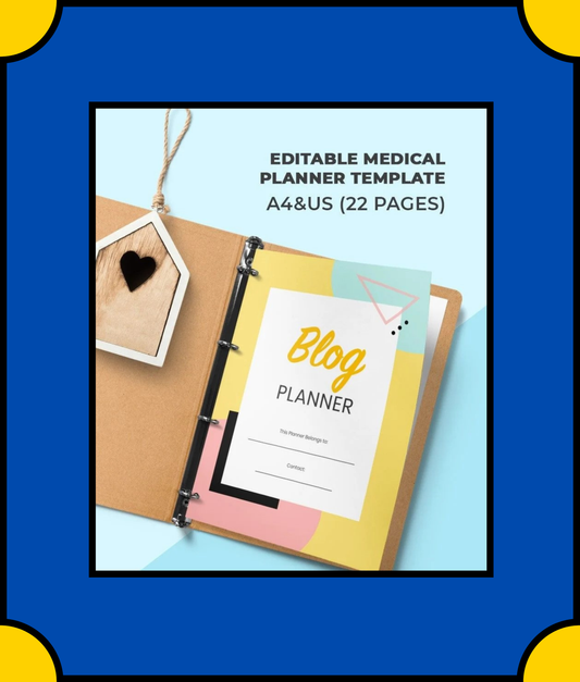 Free Editable Blog Planner Template - Boost Productivity and Organize Your Content