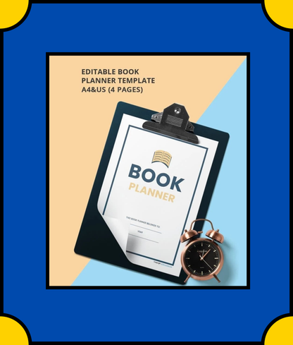 Free Editable Book Planner - Customize Your Reading Experience