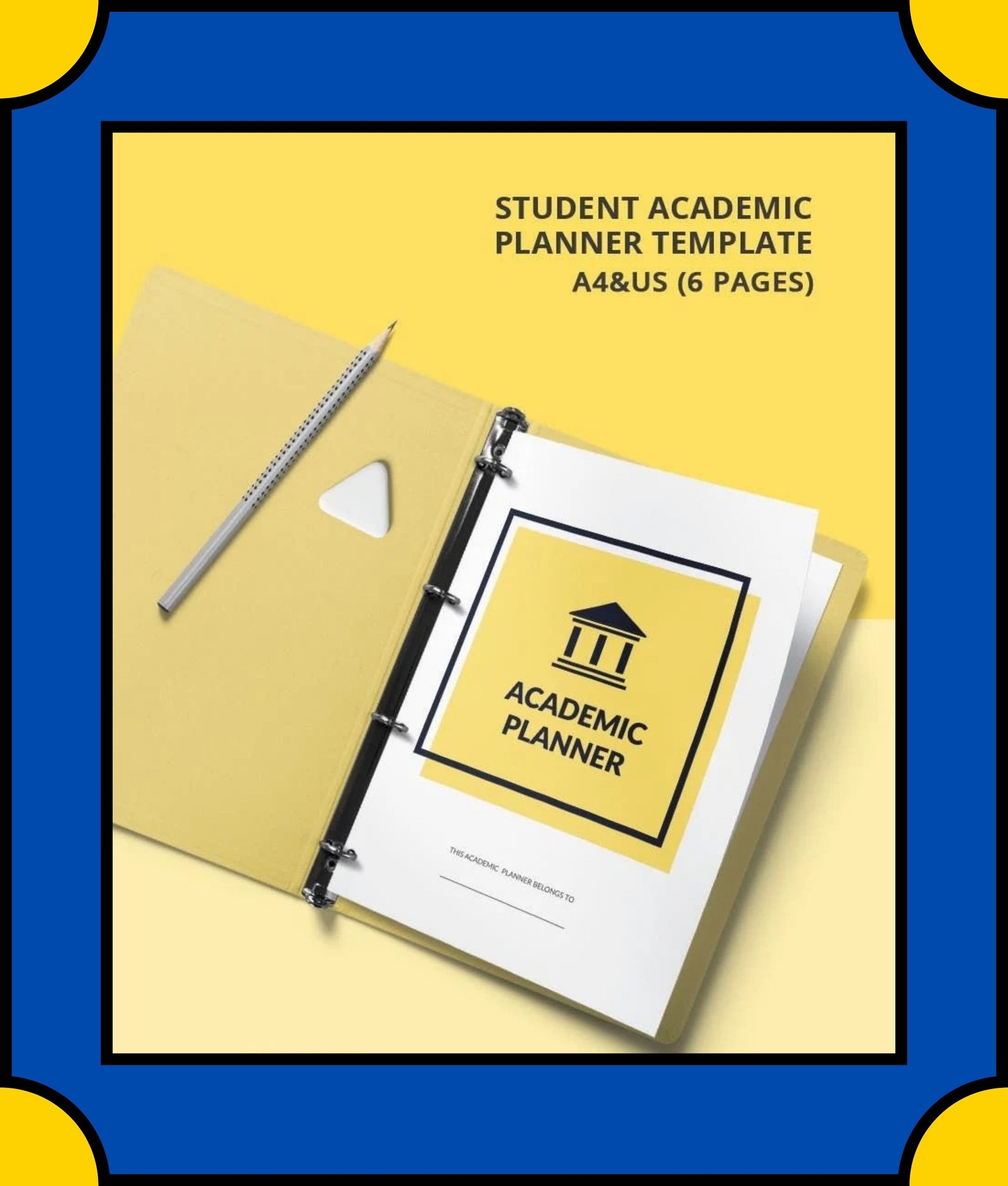 Free Student Academic Planner Template