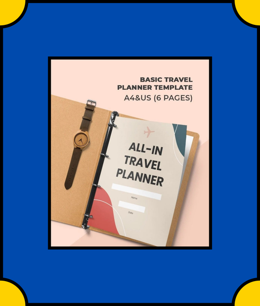 Free Basic Travel Planner Template - Plan Your Trip with Ease