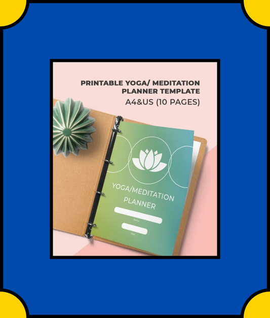 Free Printable Yoga Meditation Planner Template