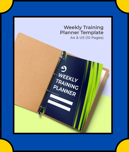 Free Sample Weekly Training Planner Template