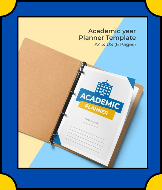 Free Academic Year Planner Template