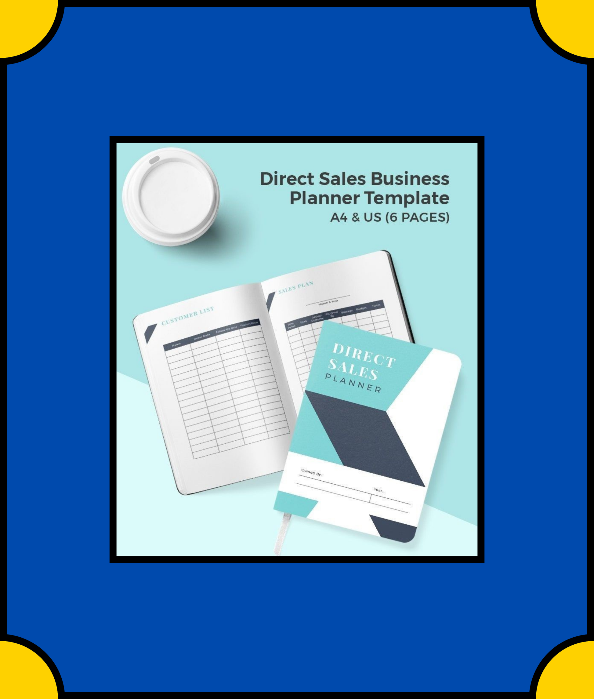 Free Direct Sales Business Planner Template - Grow Your Direct Sales Business