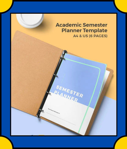 Free Academic Semester Planner Template