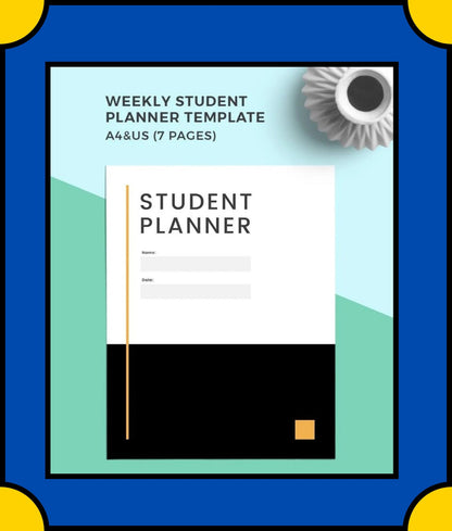 Free Weekly Student Planner Template