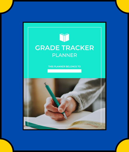 Free Grade Tracker School Planner Template