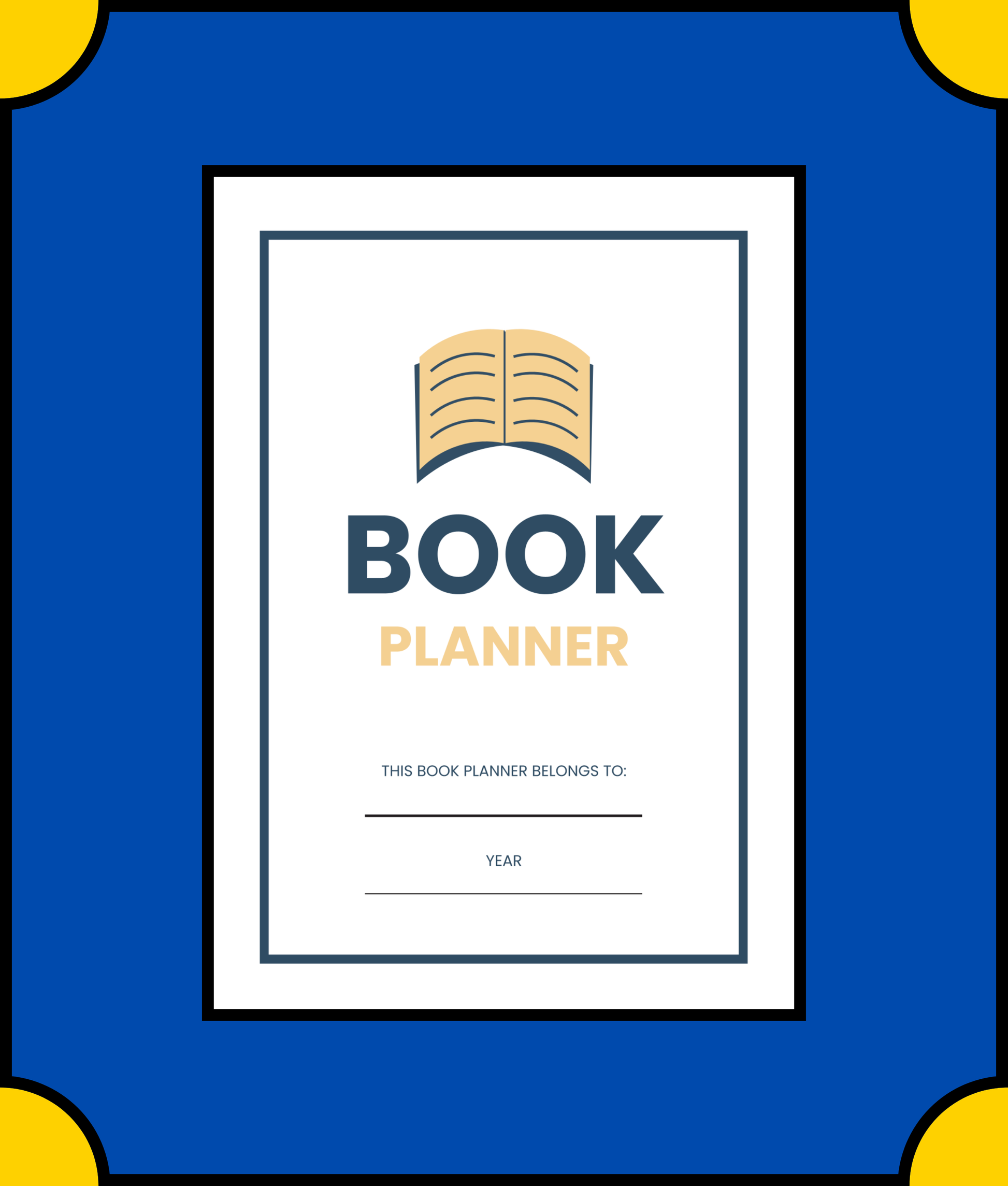 Free Editable Book Planner - Customize Your Reading Experience