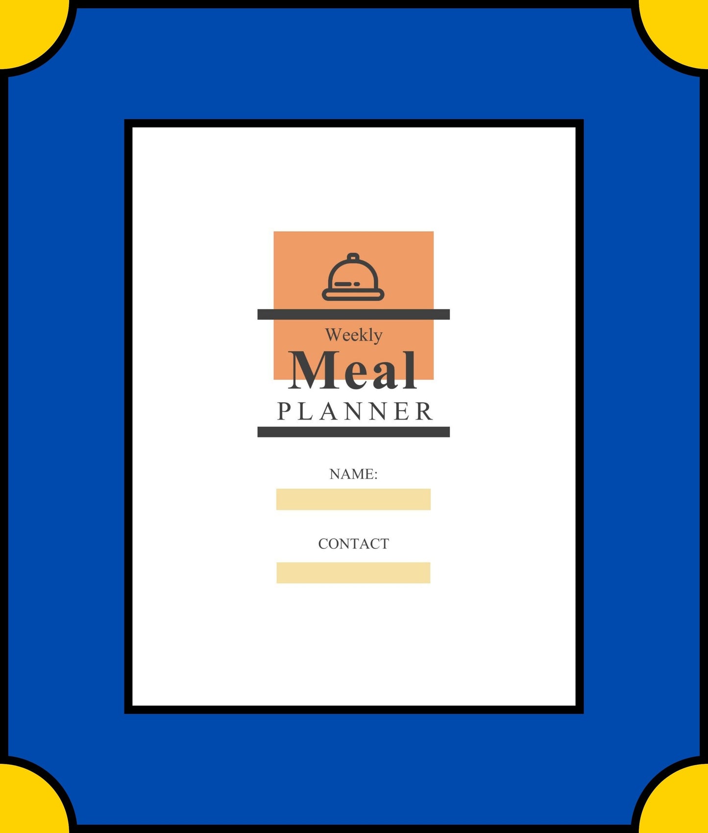 Free Weekly Meal Planner Template