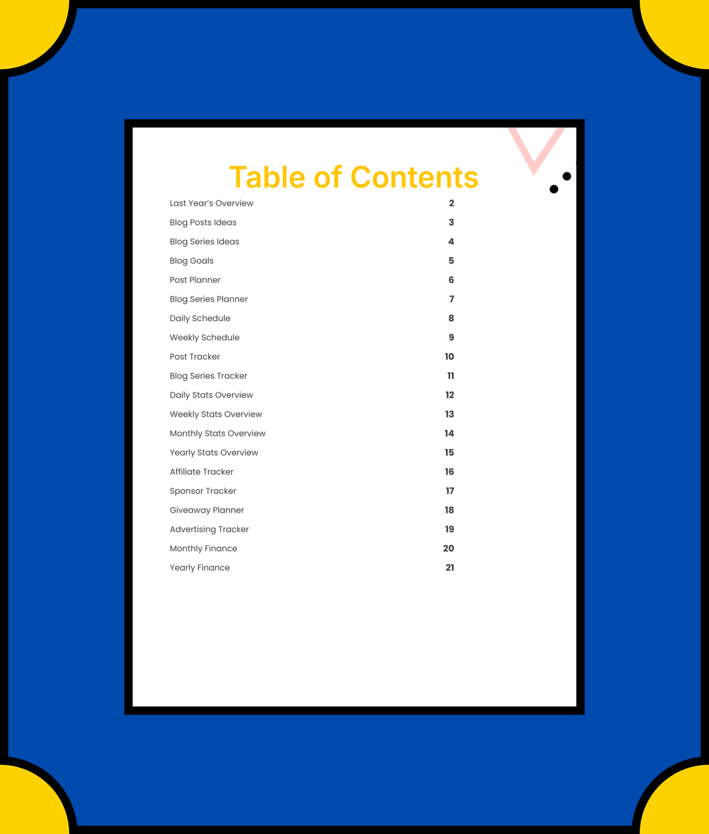 Free Editable Blog Planner Template - Boost Productivity and Organize Your Content