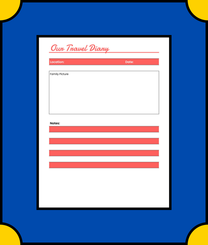 Free Family Travel Planner Template - Plan Your Family Vacation with Ease