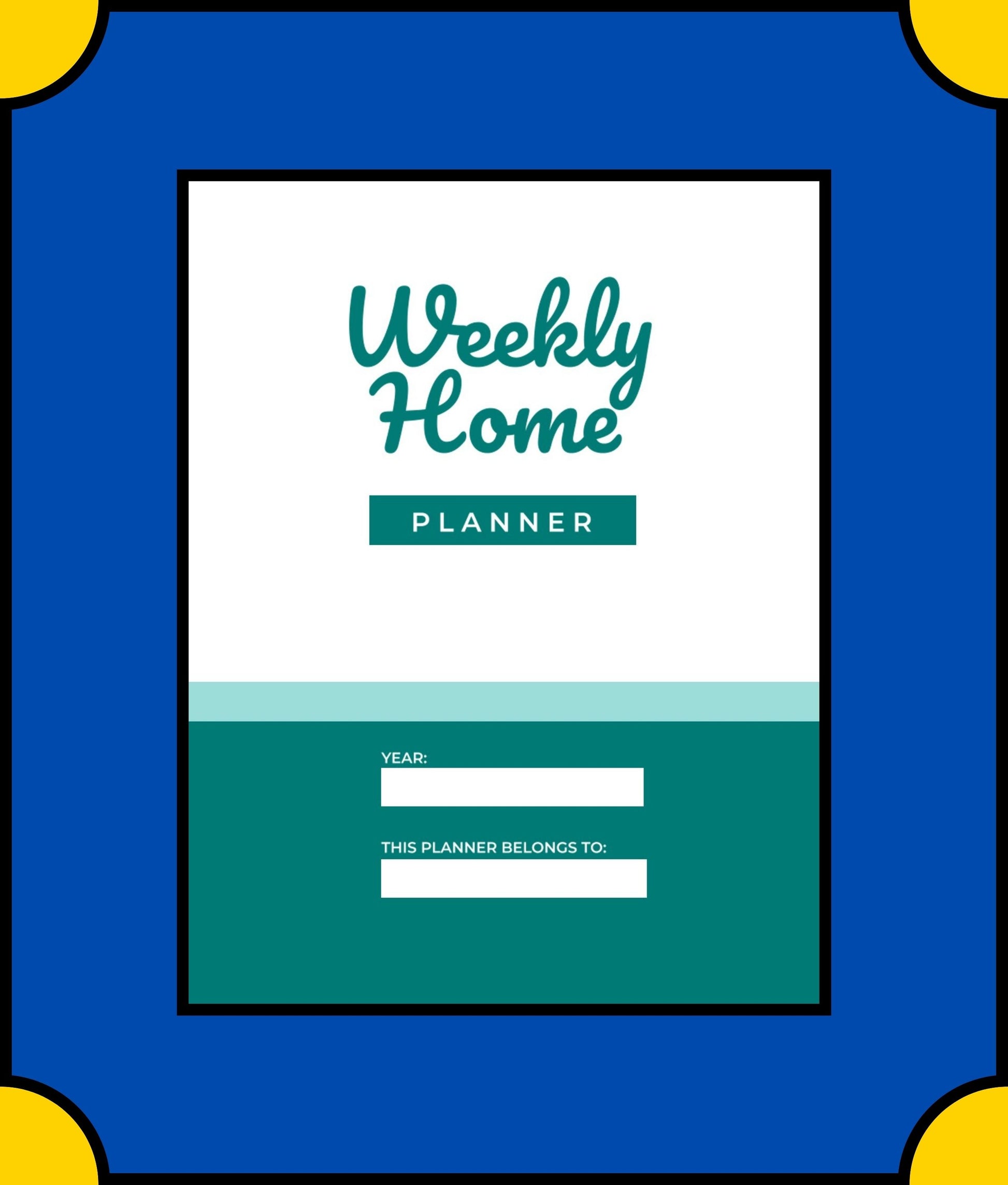 Free Weekly Homework Planner