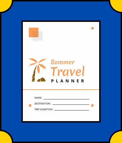 Free Summer Travel Planner Template - Plan Your Summer Getaway