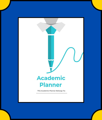 Free Digital Academic Planner Template