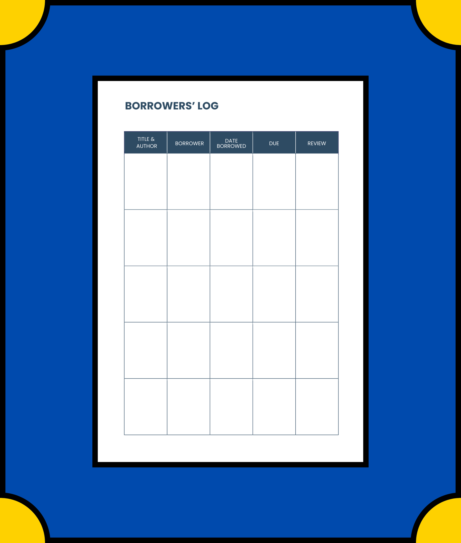 Free Editable Book Planner - Customize Your Reading Experience