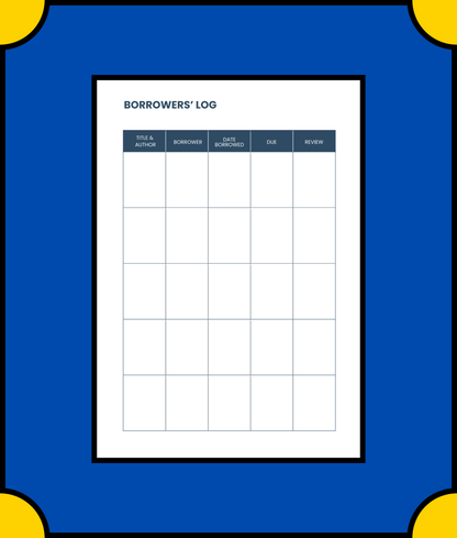 Free Editable Book Planner - Customize Your Reading Experience