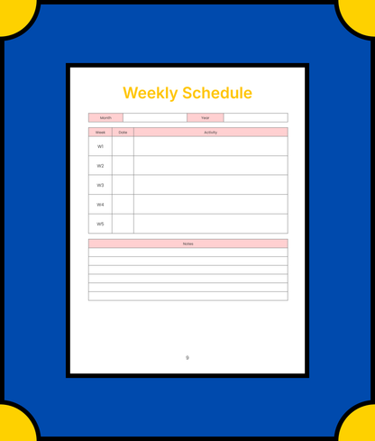 Free Editable Blog Planner Template - Boost Productivity and Organize Your Content