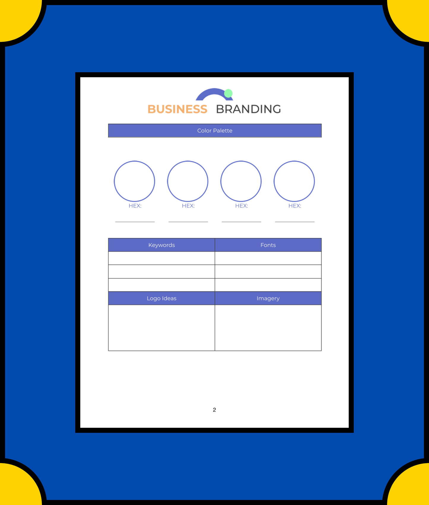 Free Digital Business Planner Template - Plan Your Online Success