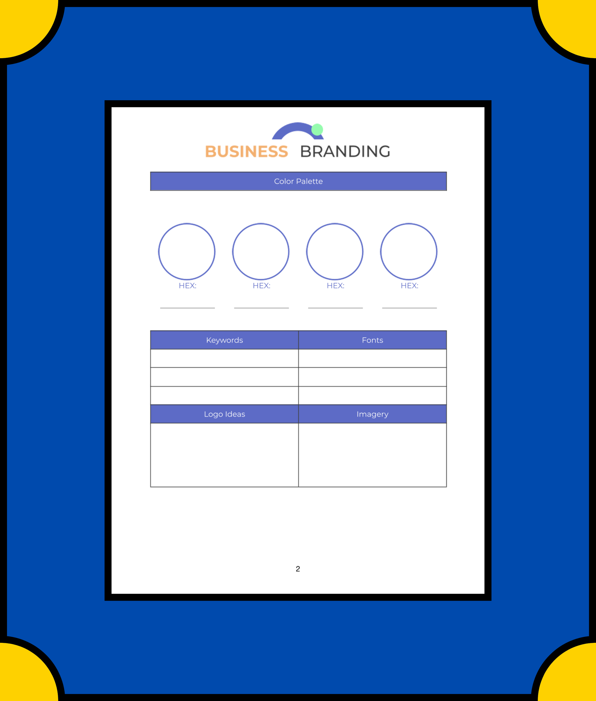 Free Digital Business Planner Template - Plan Your Online Success