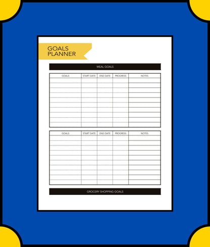 Free Grocery and Meal Planner Template