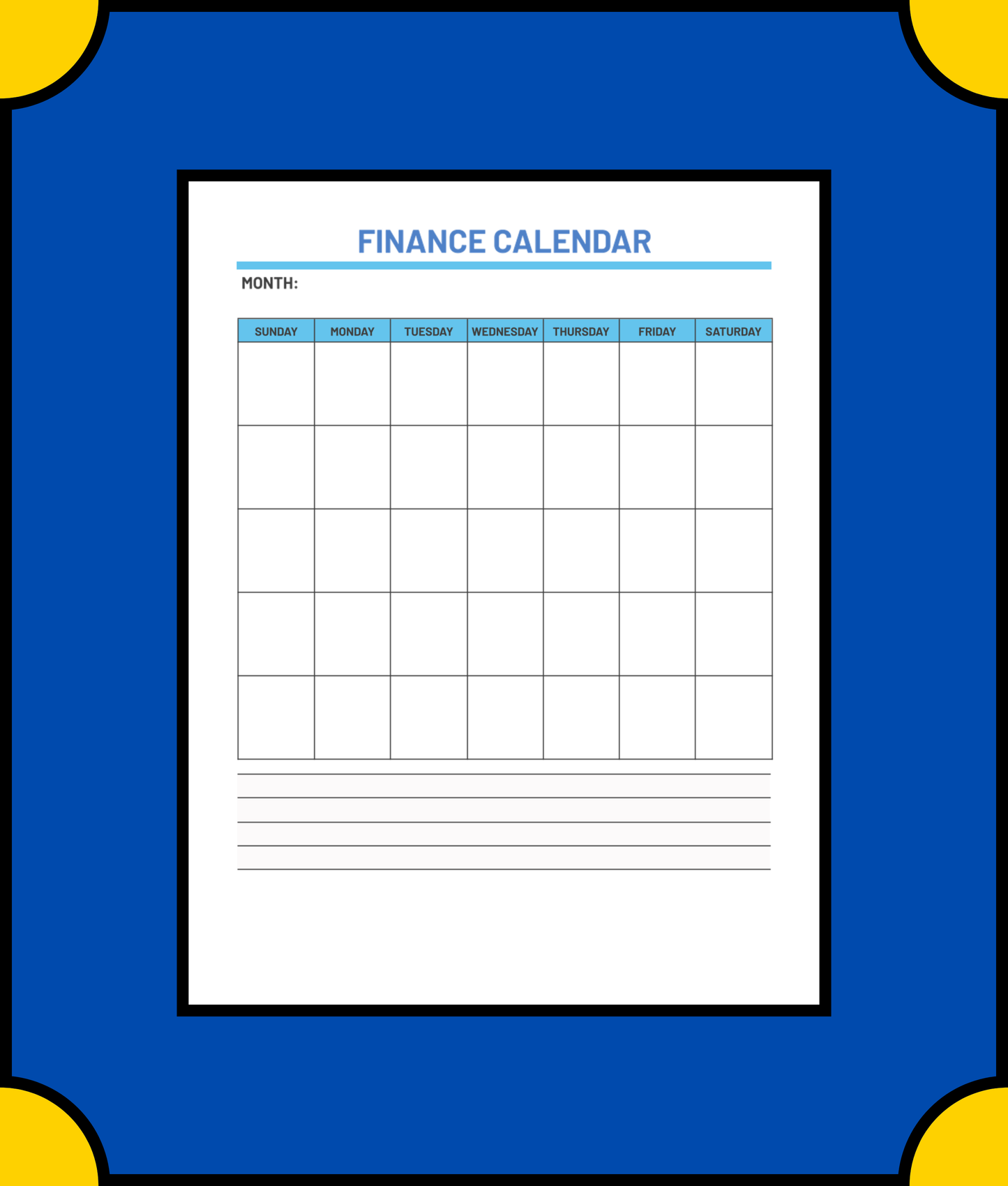 Free Household Budget Planner Template - Manage Your Home Finances