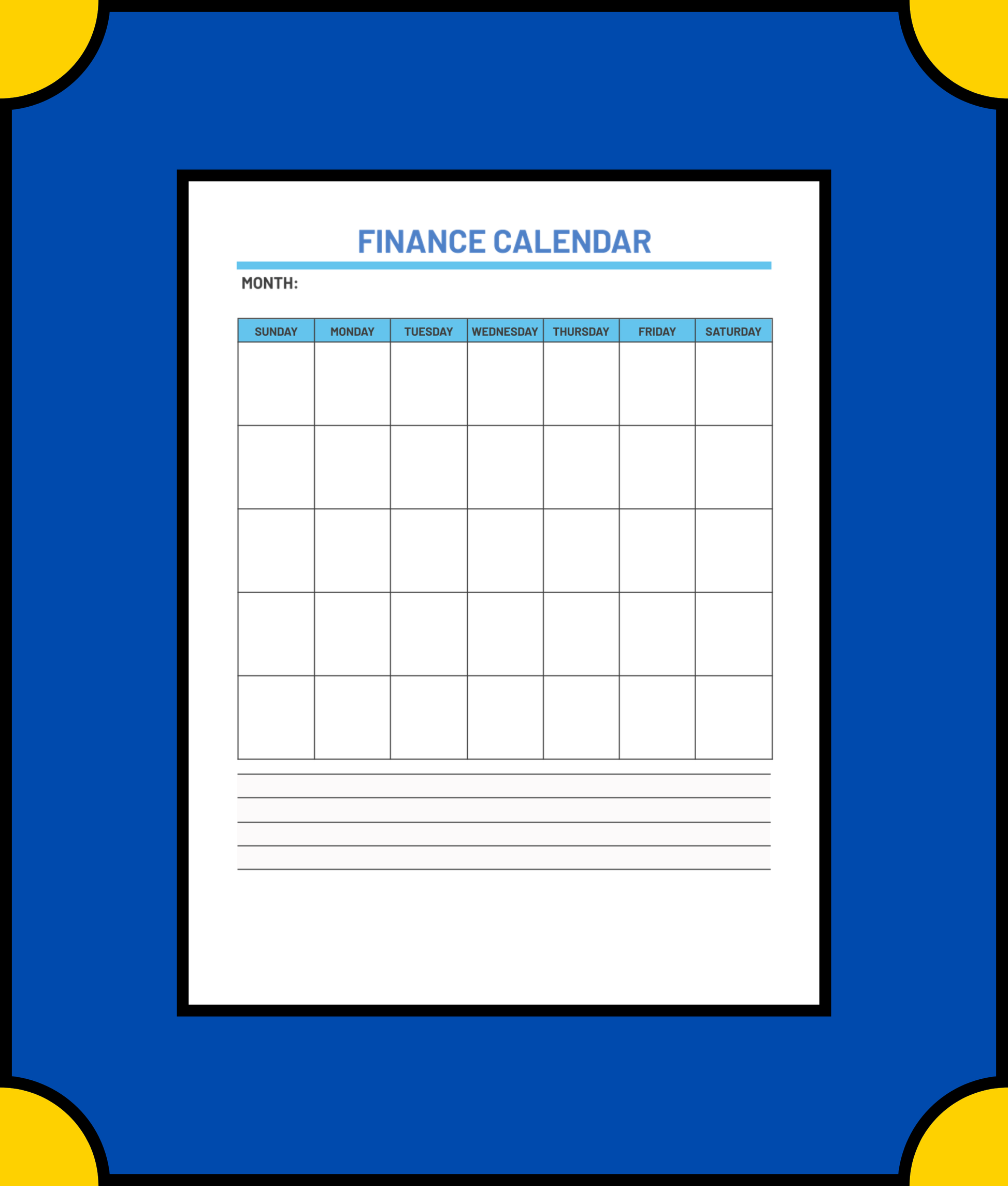 Free Household Budget Planner Template - Manage Your Home Finances