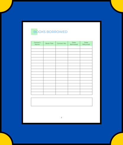 Free Digital Book Planner Template - Organize Your Reading Digitally