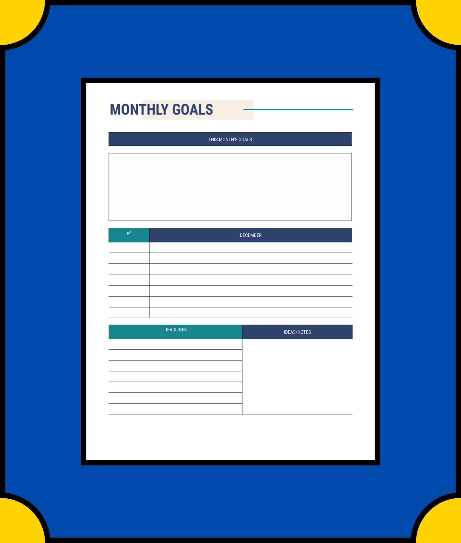 Free Home Business Planner Template - Organize Your Home Business