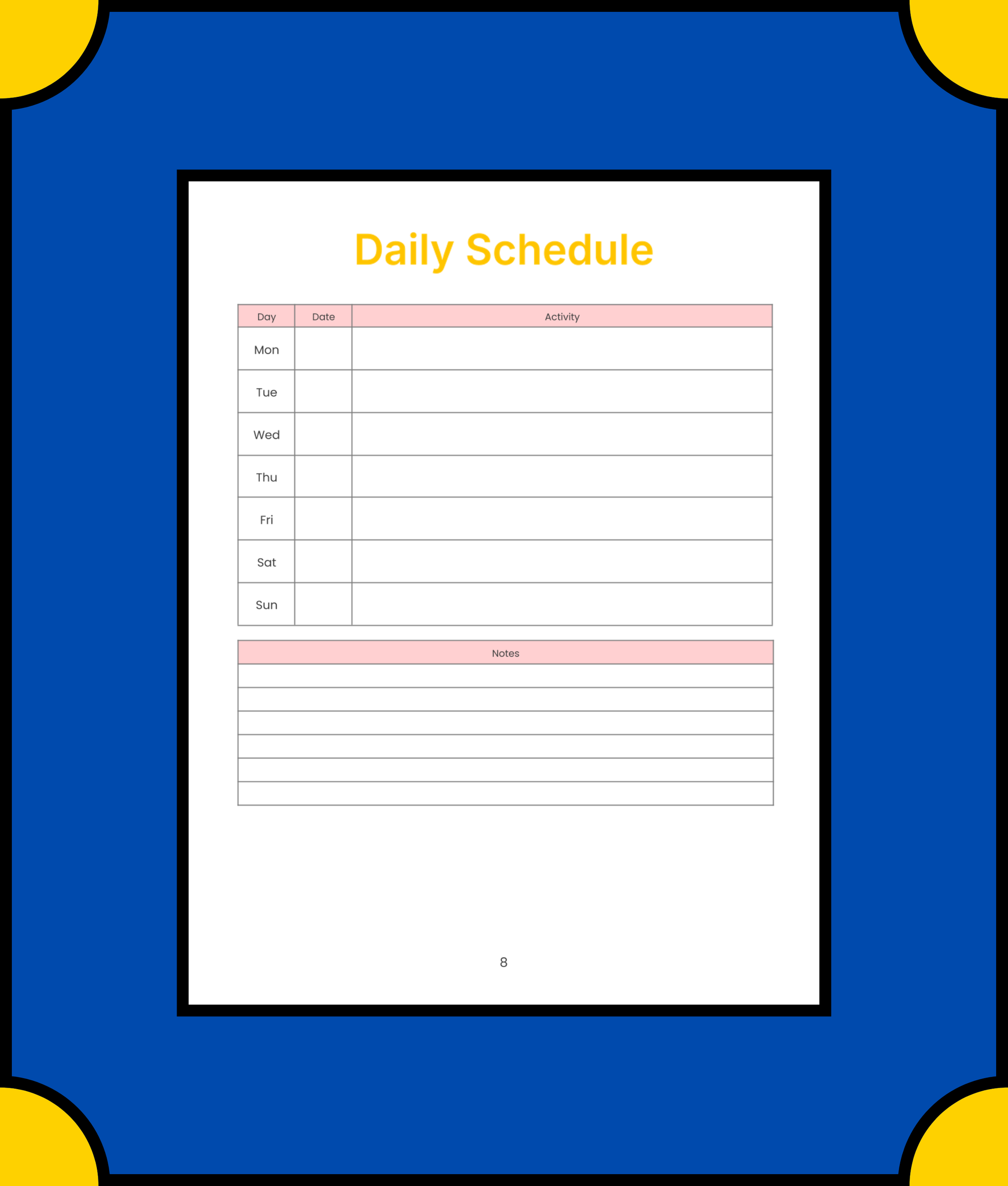 Free Editable Blog Planner Template - Boost Productivity and Organize Your Content