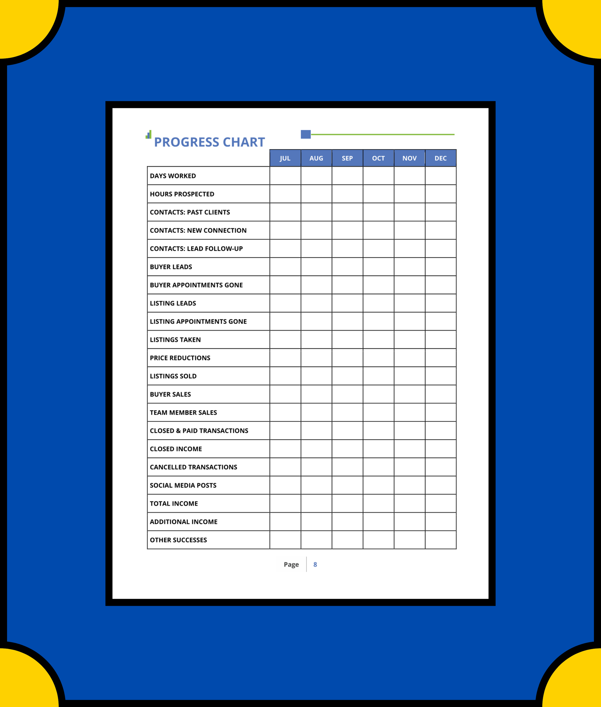 Free Real Estate Business Planner Template - Grow Your Real Estate Business