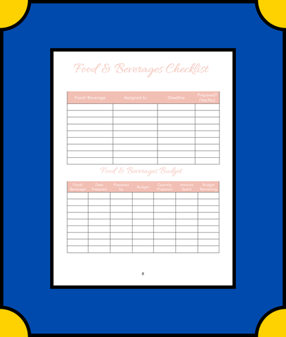 Free Floral Baby Shower Planner Template - Organize a Beautiful & Memorable Event