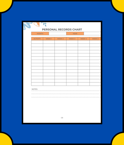 Free Health & Fitness Planner Template