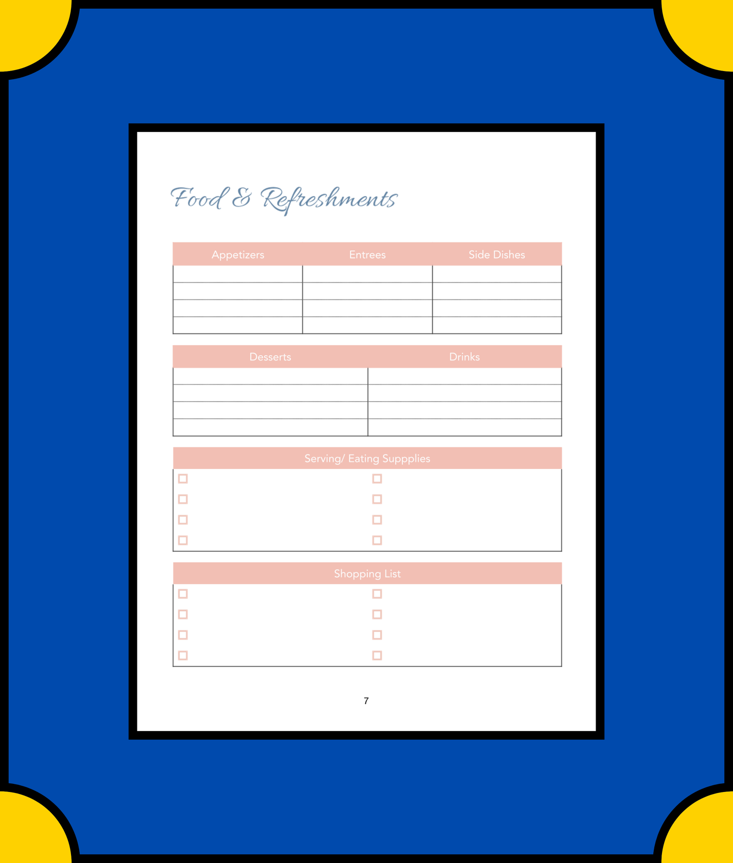 Free Floral Baby Shower Planner Template - Organize a Beautiful & Memorable Event