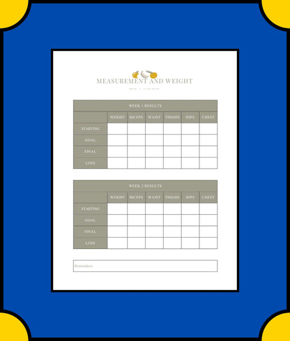 Free Diet Meal Planner Template - Plan Your Healthy Meals with Ease