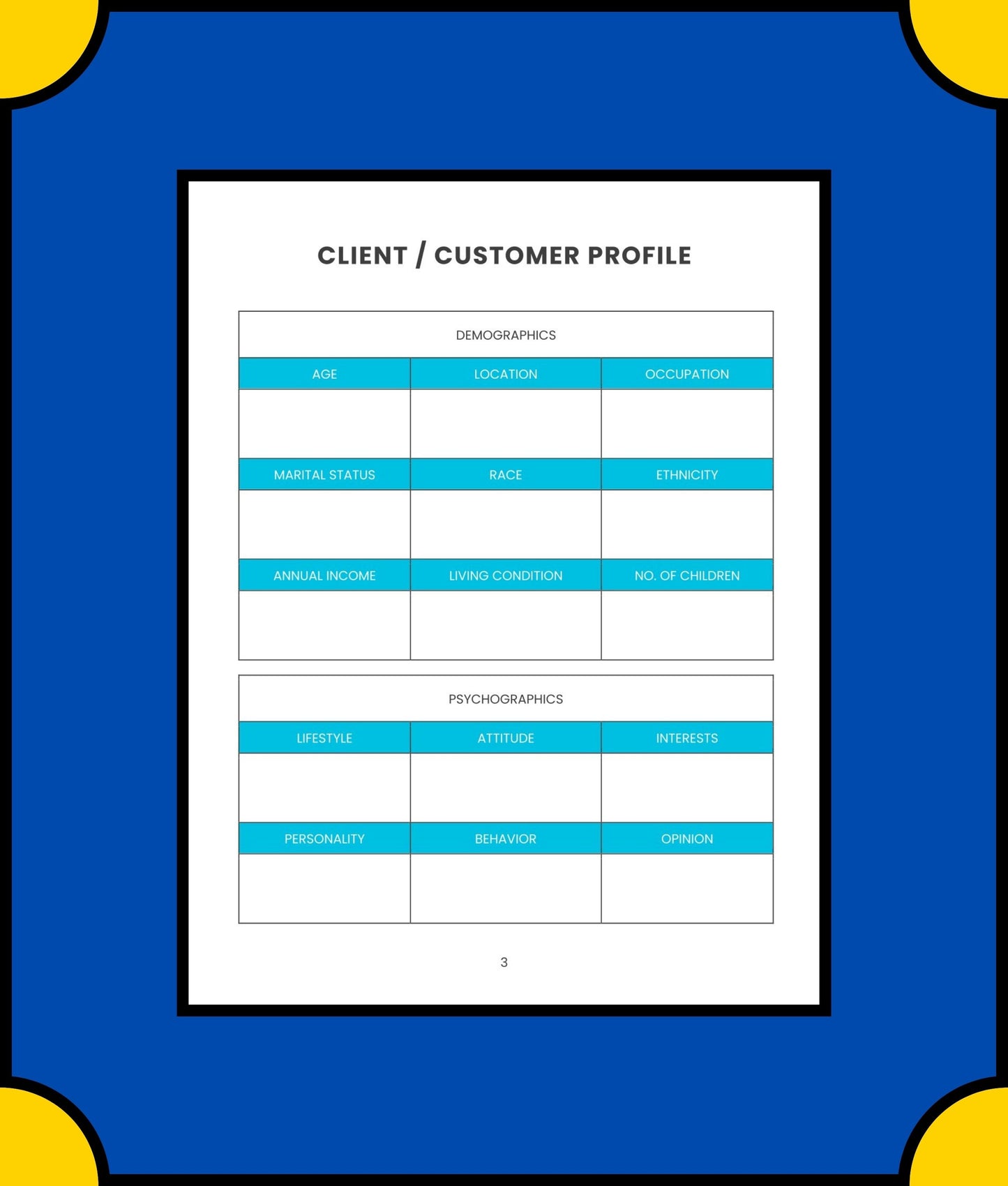 Free Weekly Marketing Planner Template