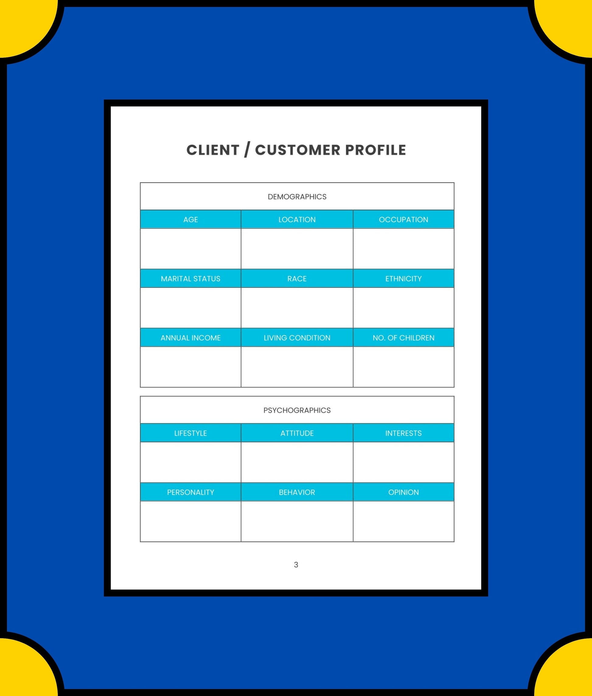 Free Weekly Marketing Planner Template