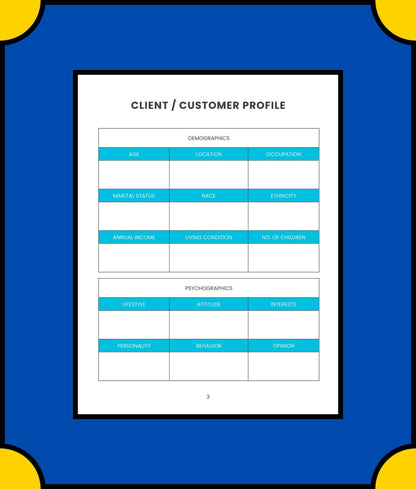 Free Weekly Marketing Planner Template