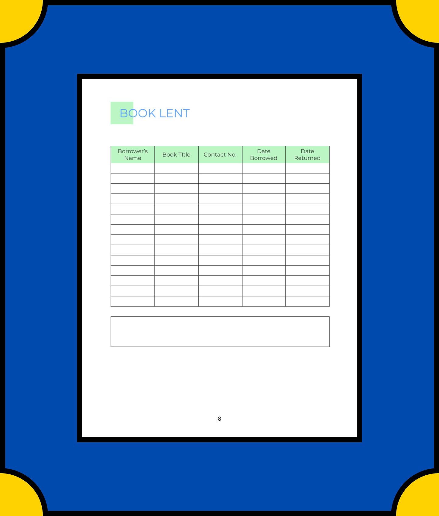 Free Digital Book Planner Template - Organize Your Reading Digitally