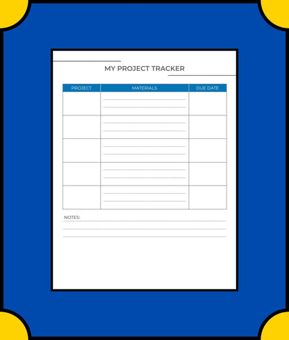 Free Middle School Student Planner Template