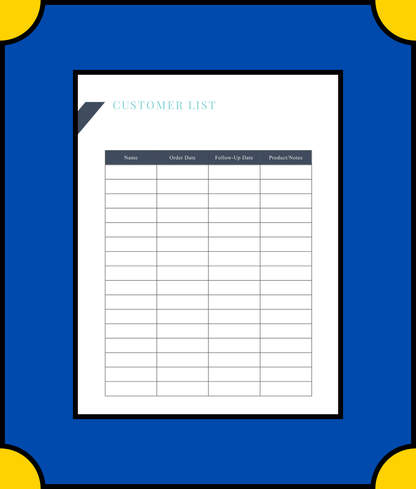 Free Direct Sales Business Planner Template - Grow Your Direct Sales Business