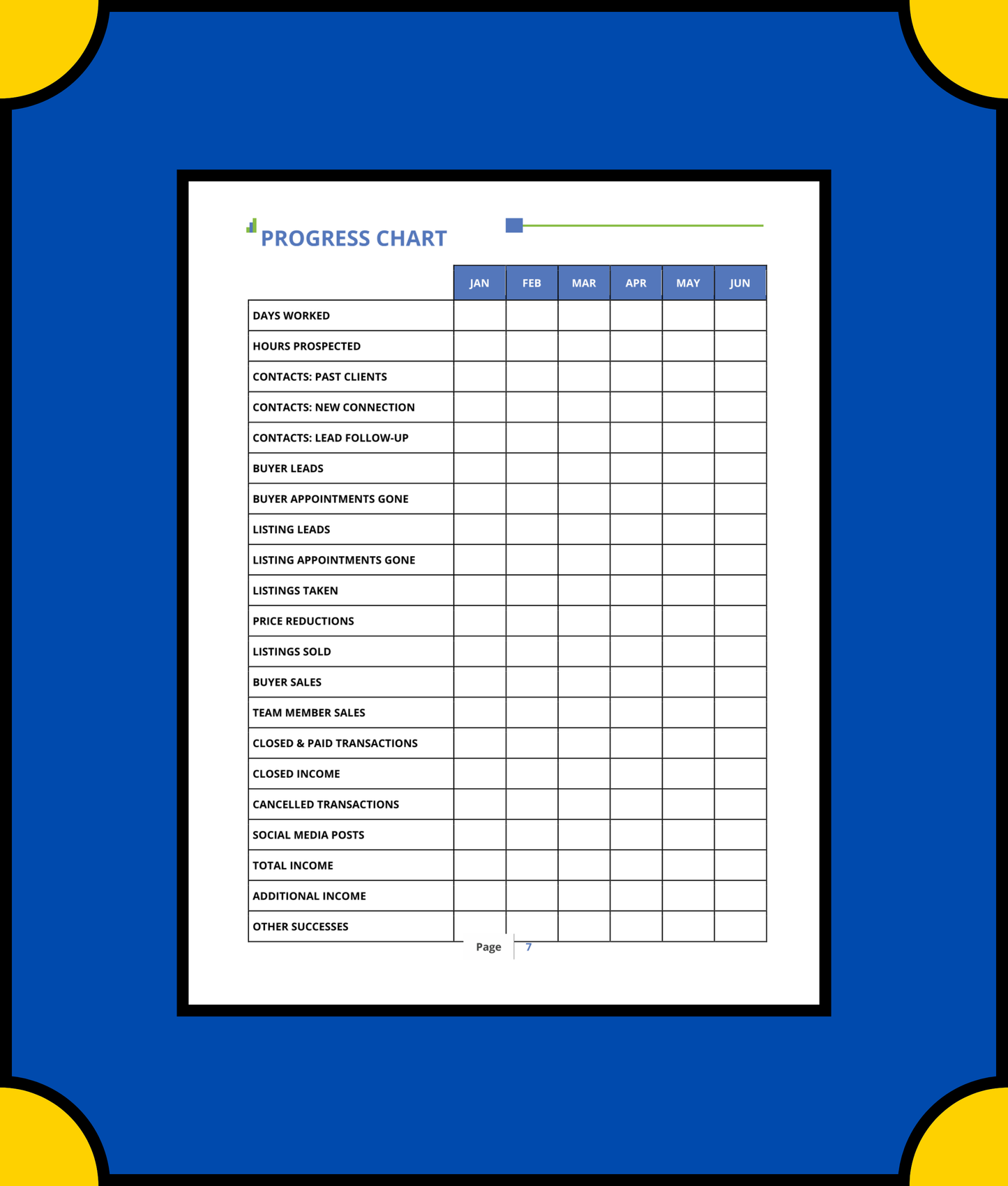 Free Real Estate Business Planner Template - Grow Your Real Estate Business