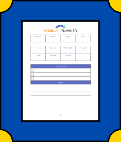 Free Digital Business Planner Template - Plan Your Online Success