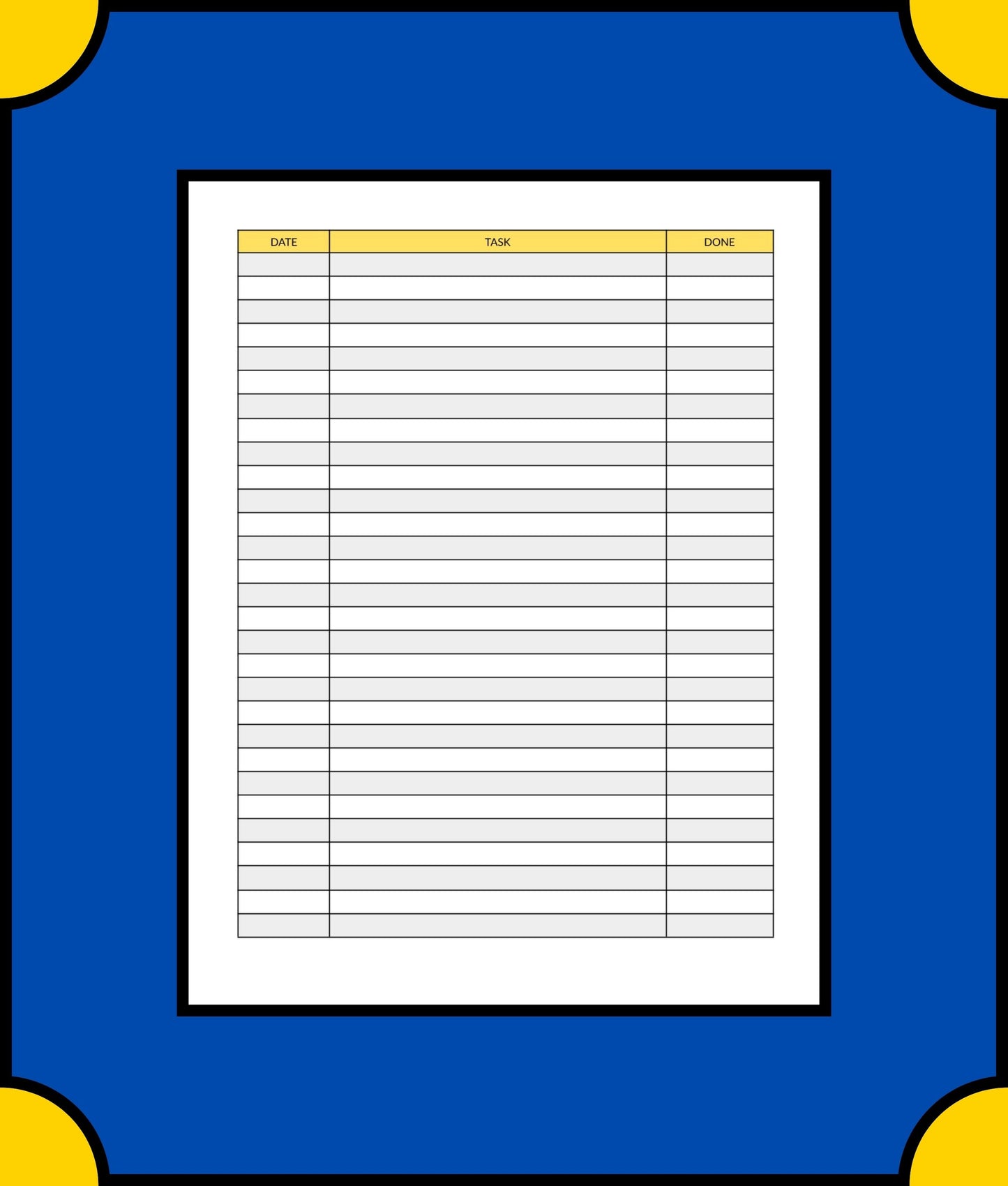 Free Student Academic Planner Template