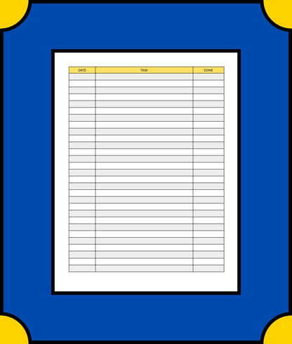 Free Student Academic Planner Template