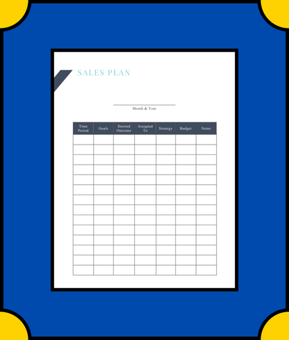 Free Direct Sales Business Planner Template - Grow Your Direct Sales Business