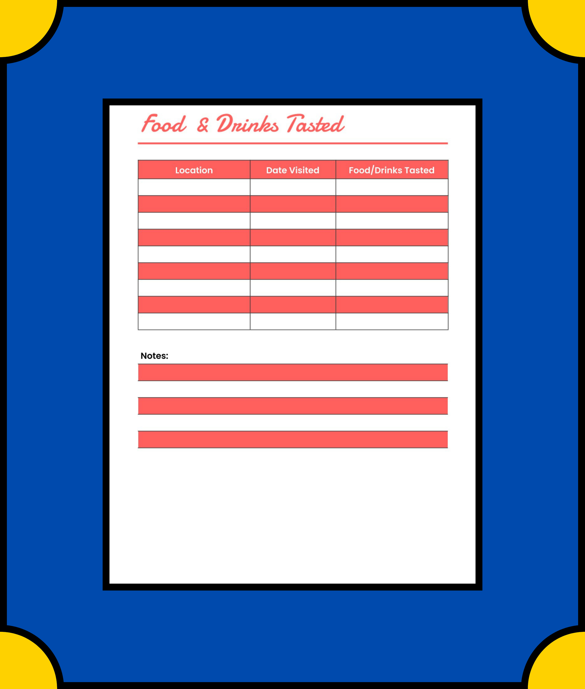 Free Family Travel Planner Template - Plan Your Family Vacation with Ease