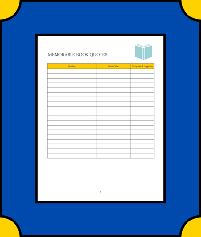 Free Non Fiction Book Planner Template - Dive Deeper into Knowledge