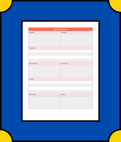 Free Holiday Travel Planner Template - Plan Your Dream Holiday