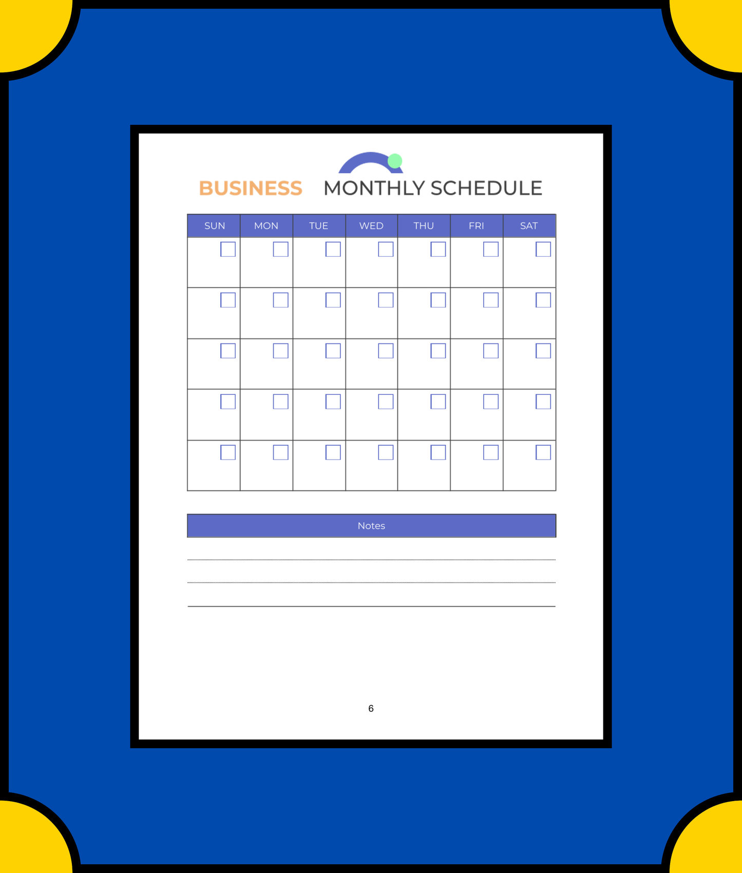 Free Digital Business Planner Template - Plan Your Online Success